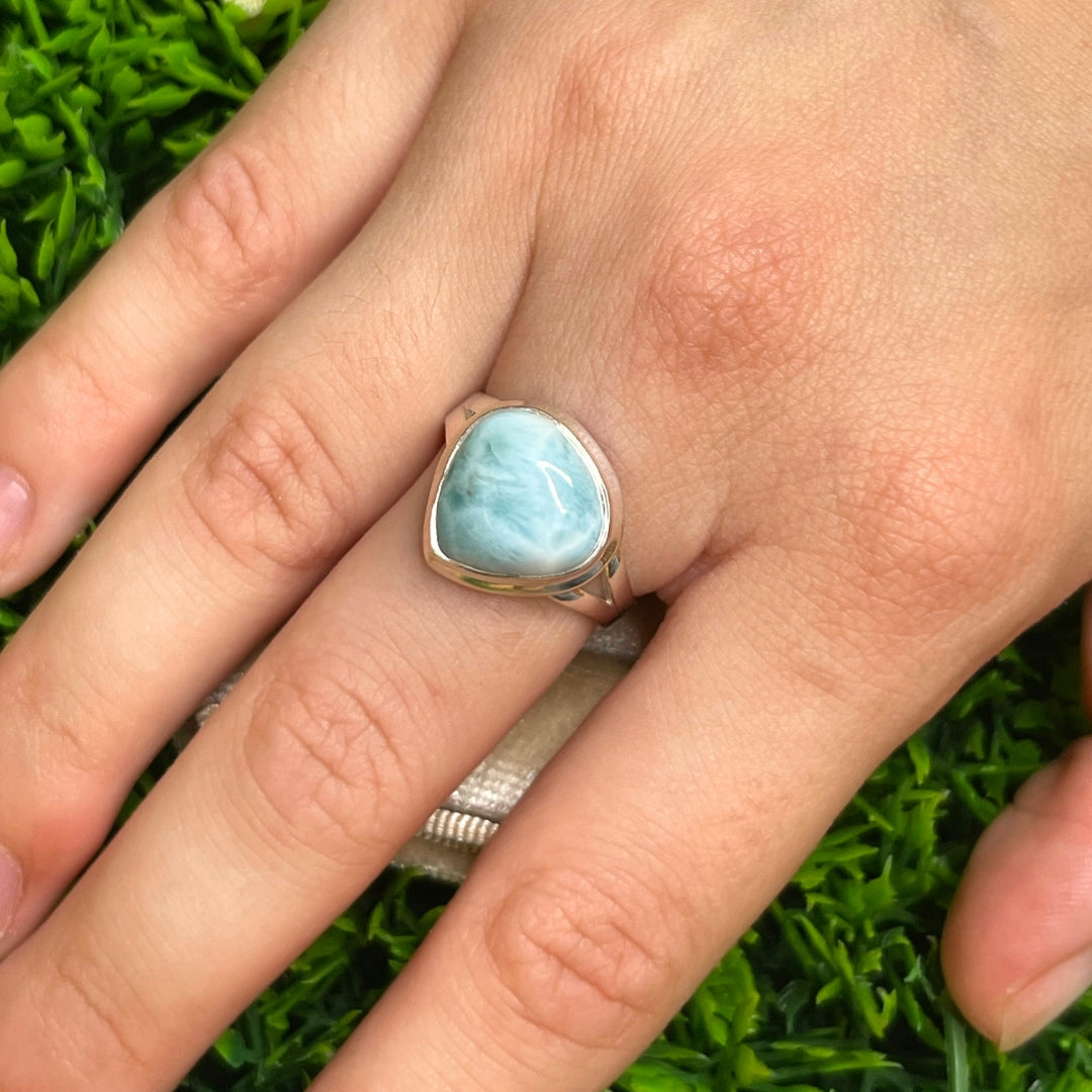 Bague Argent Larimar #64