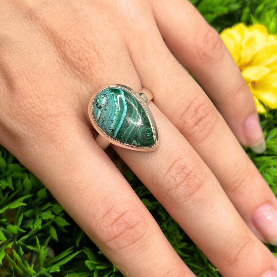 Bague Malachite Chrysocolle #31