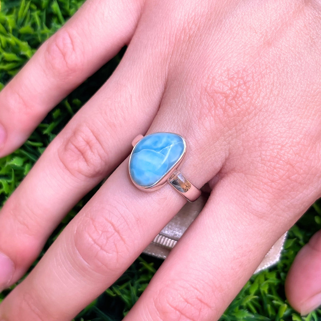 Bague Argent Larimar #65