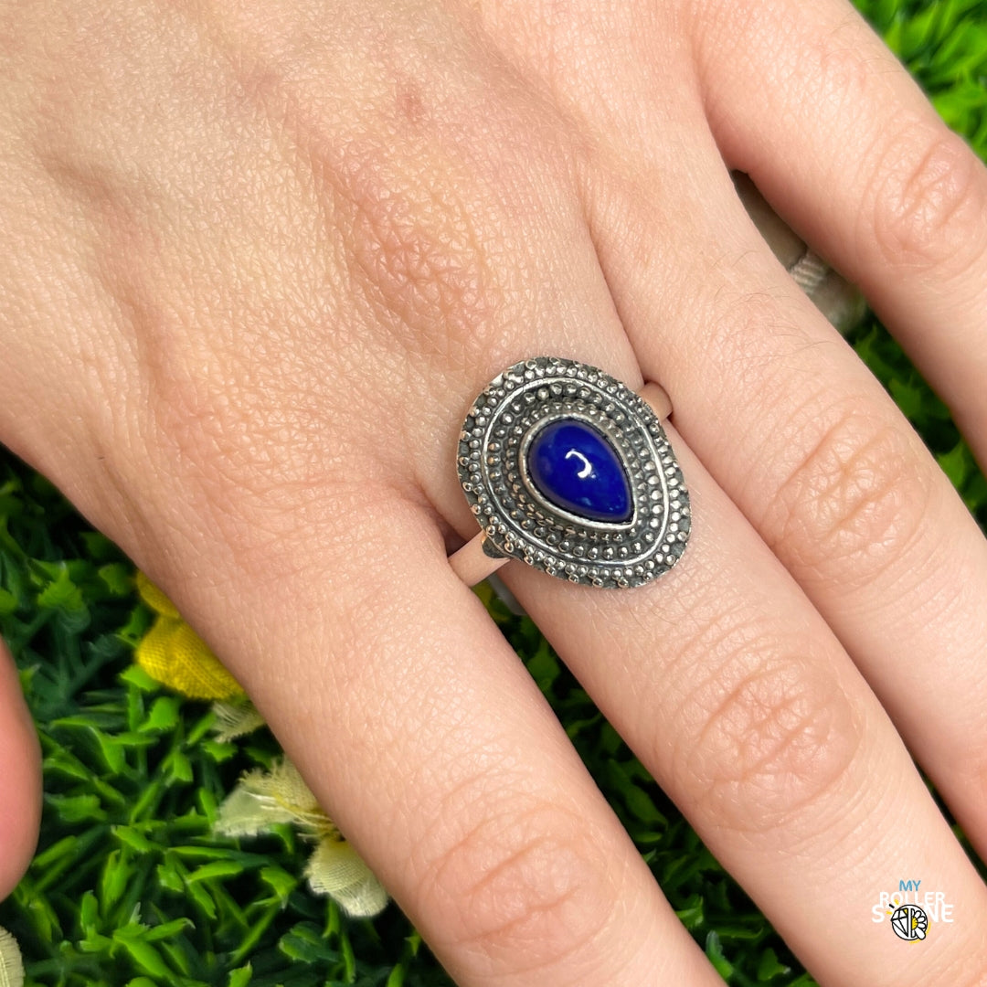 Bague Argent 925 Lapis Lazuli #225