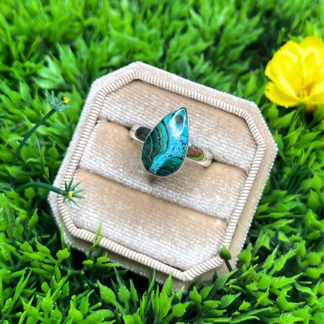 Bague Malachite Chrysocolle #16