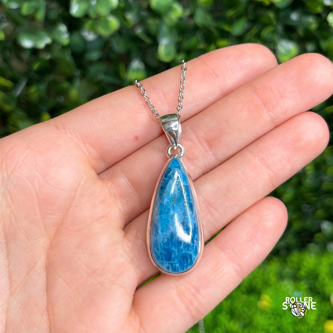 Pendentif Argent Apatite #7