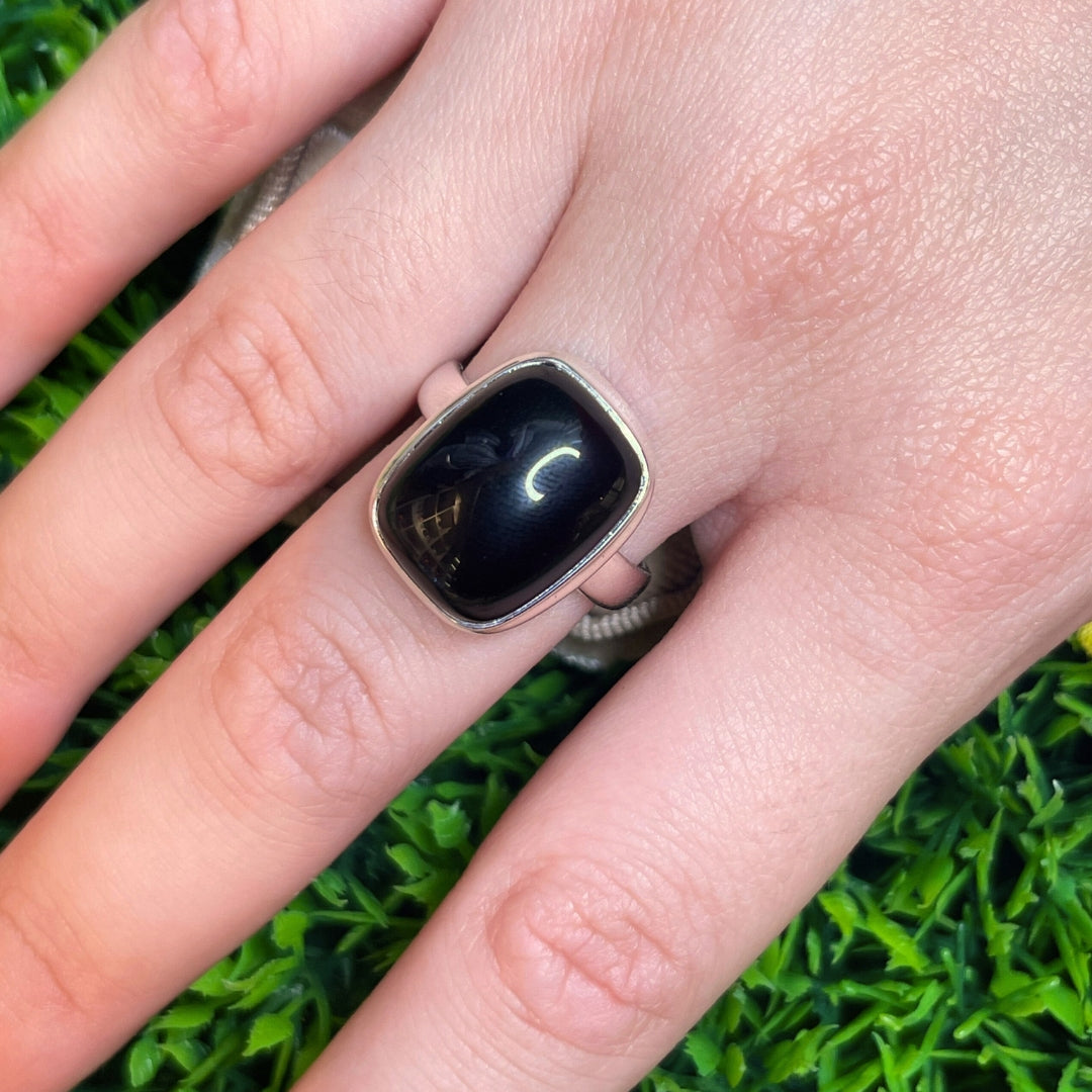 Bague Onyx Argent #18