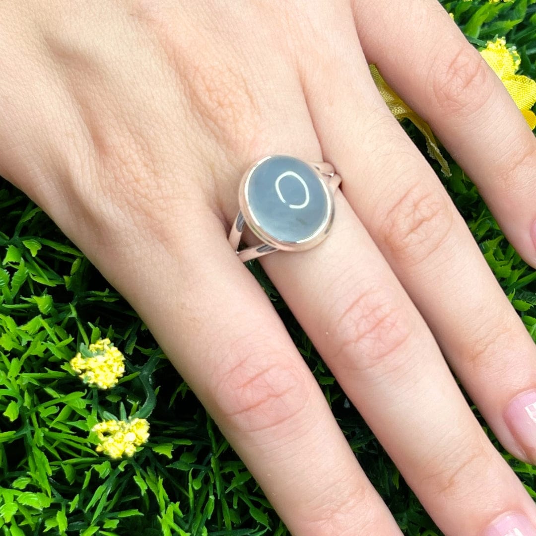 Bague Argent Aigue Marine #6