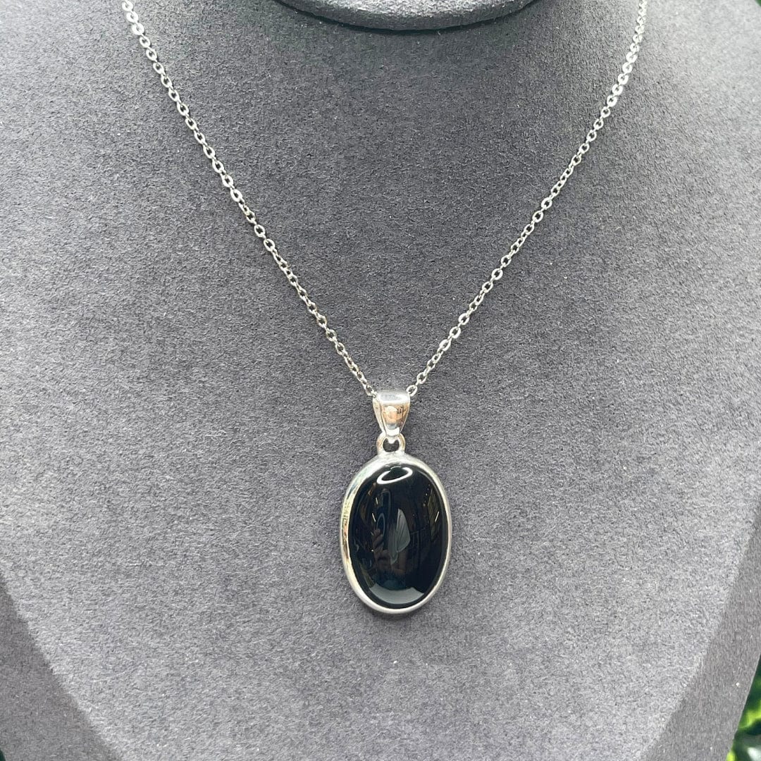 Pendentif Argent Onyx #5