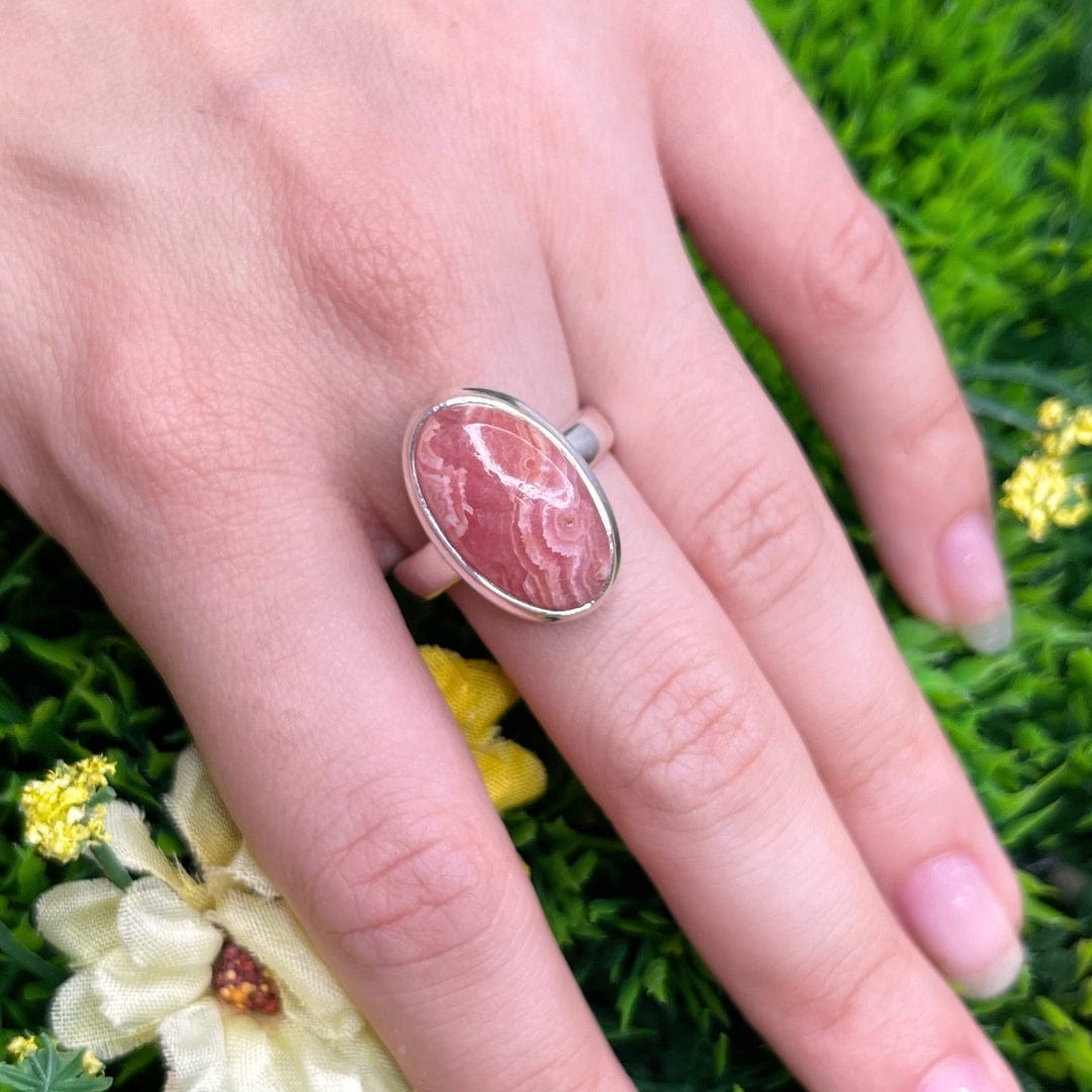 Bague Argent Rhodochrosite #26