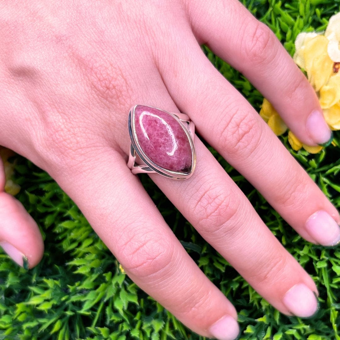 Bague Argent Rhodonite Australienne #26