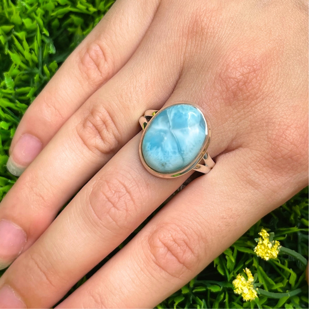 Bague Argent Larimar #81