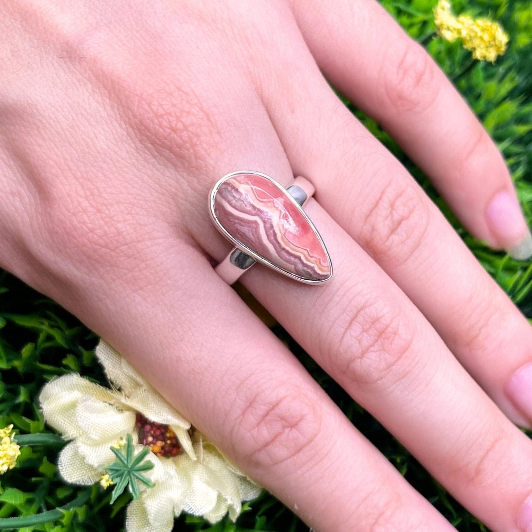 Bague Argent Rhodochrosite #42