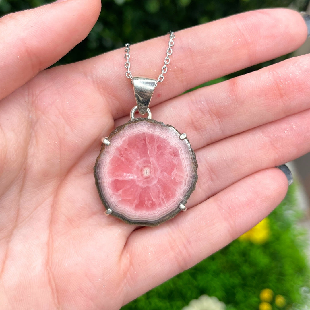 Pendentif Rhodochrosite Stalactite #2