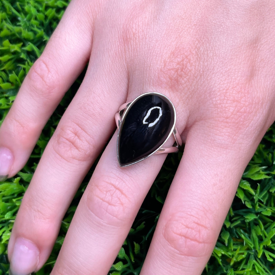 Bague Onyx Argent #30