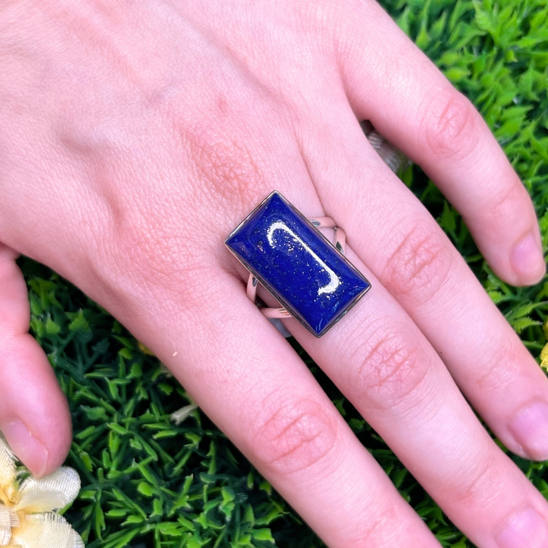 Bague Argent Lapis Lazuli #128