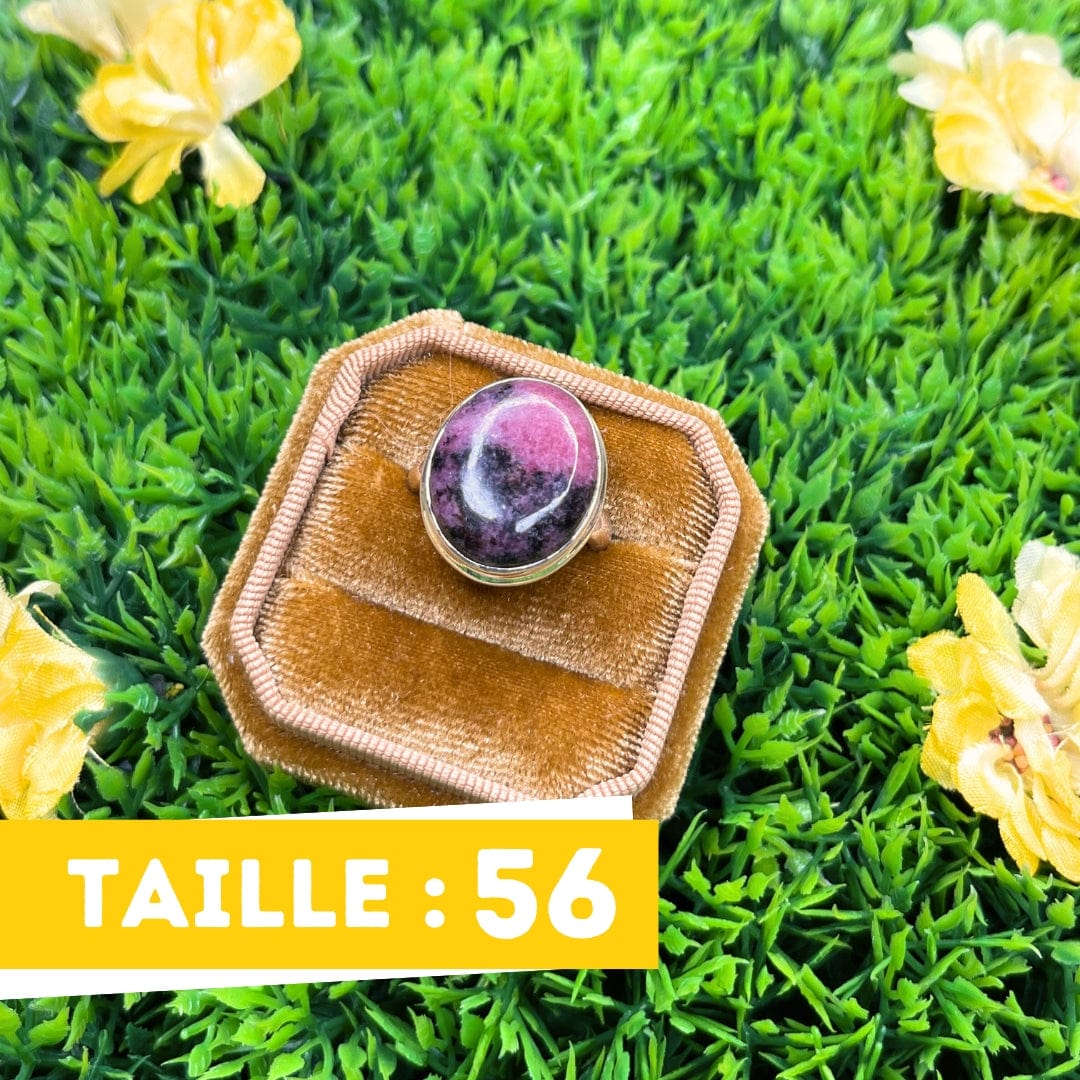 Bague Argent Rhodonite Australienne #12