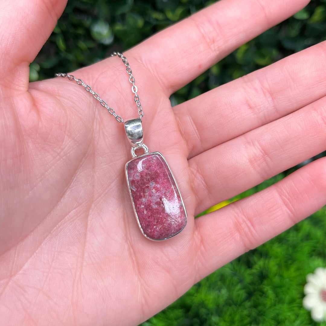 Pendentif Argent Thulite #18