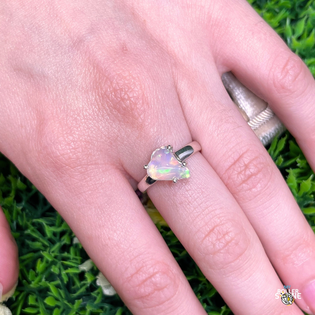 Bague Argent Opale d'Ethiopie #267