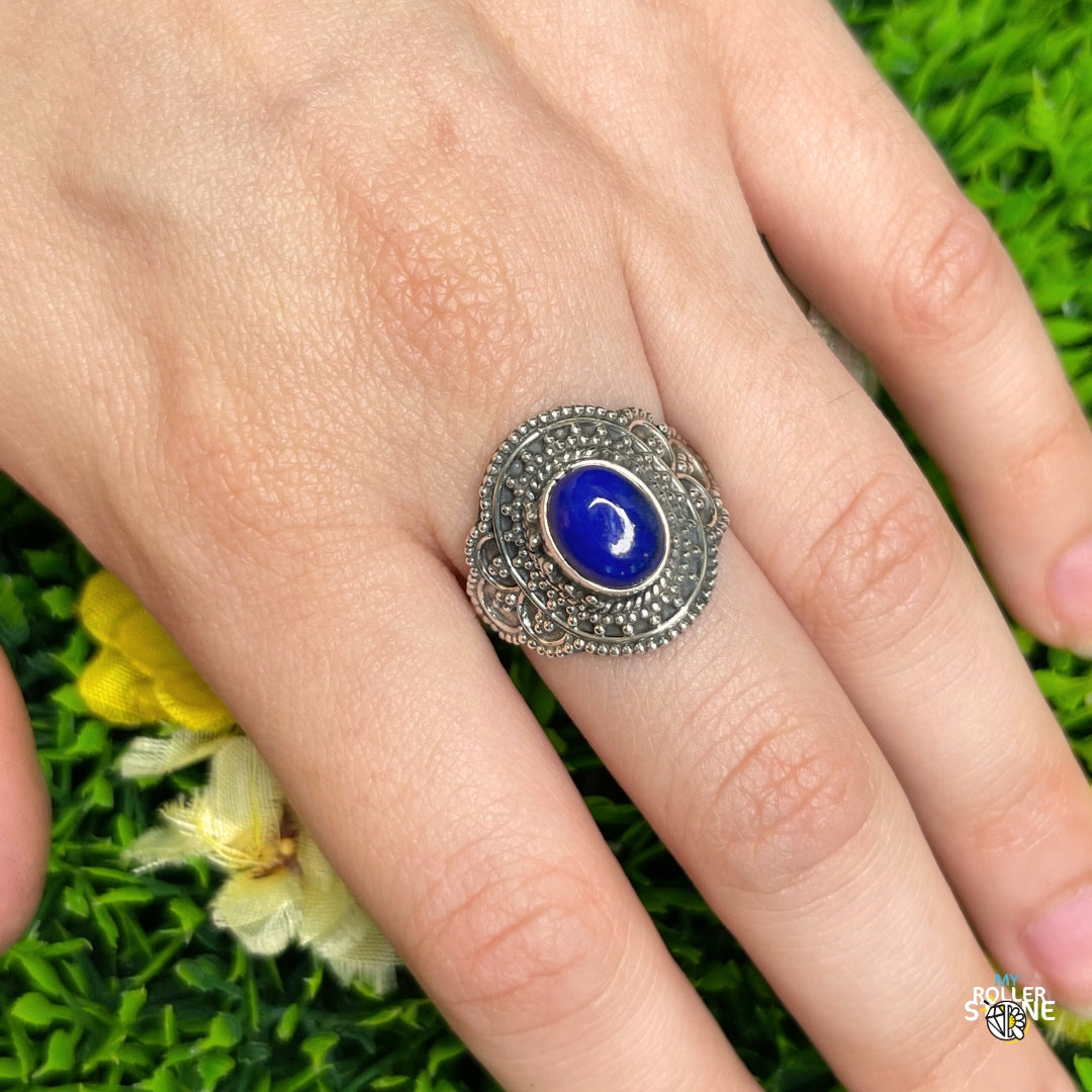 Bague Argent 925 Lapis Lazuli #196