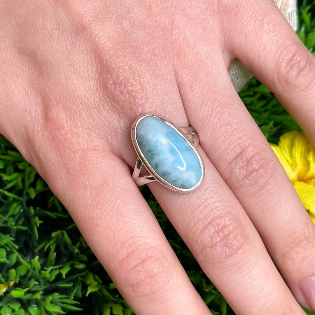 Bague Argent 925 Larimar #133