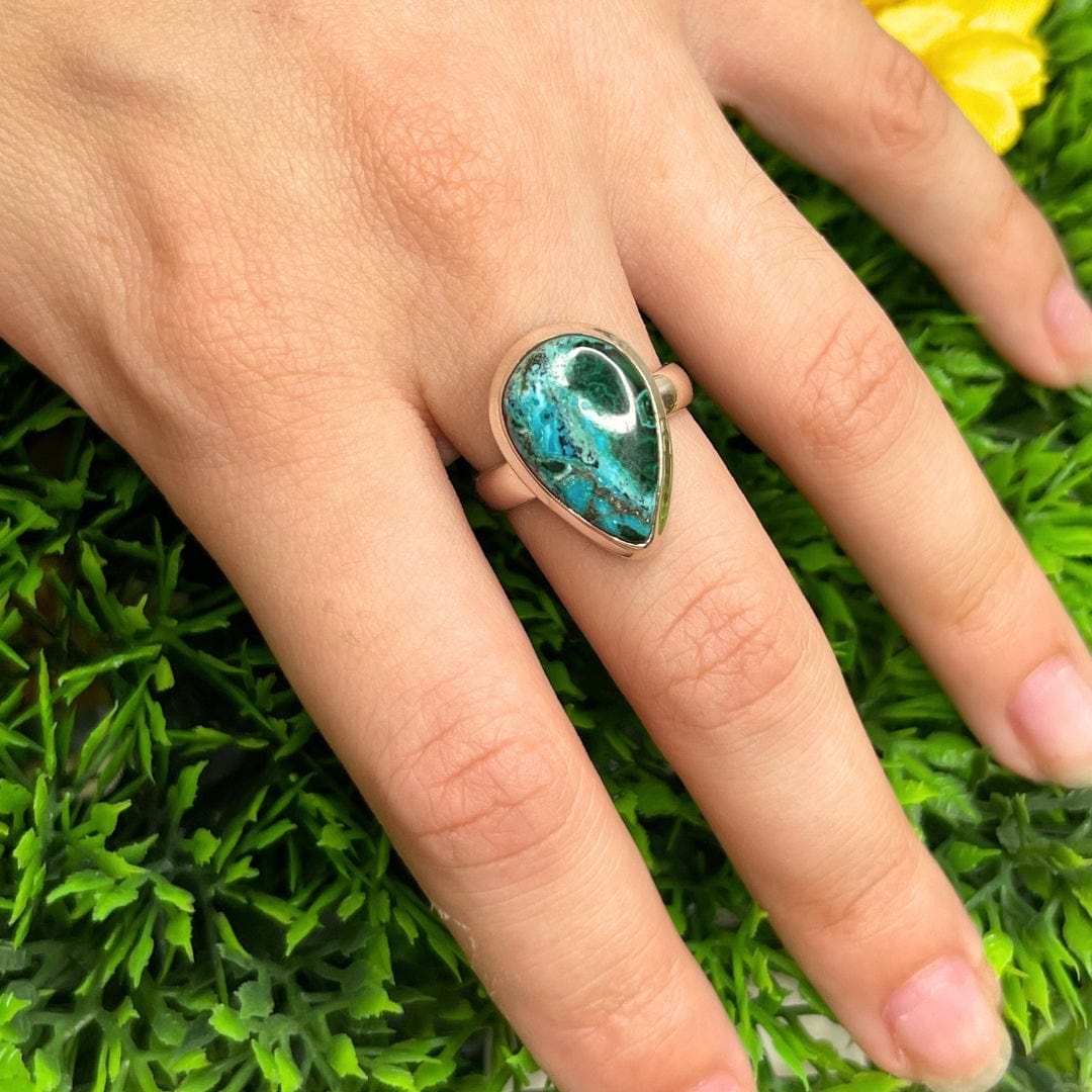 Bague Malachite Chrysocolle #28