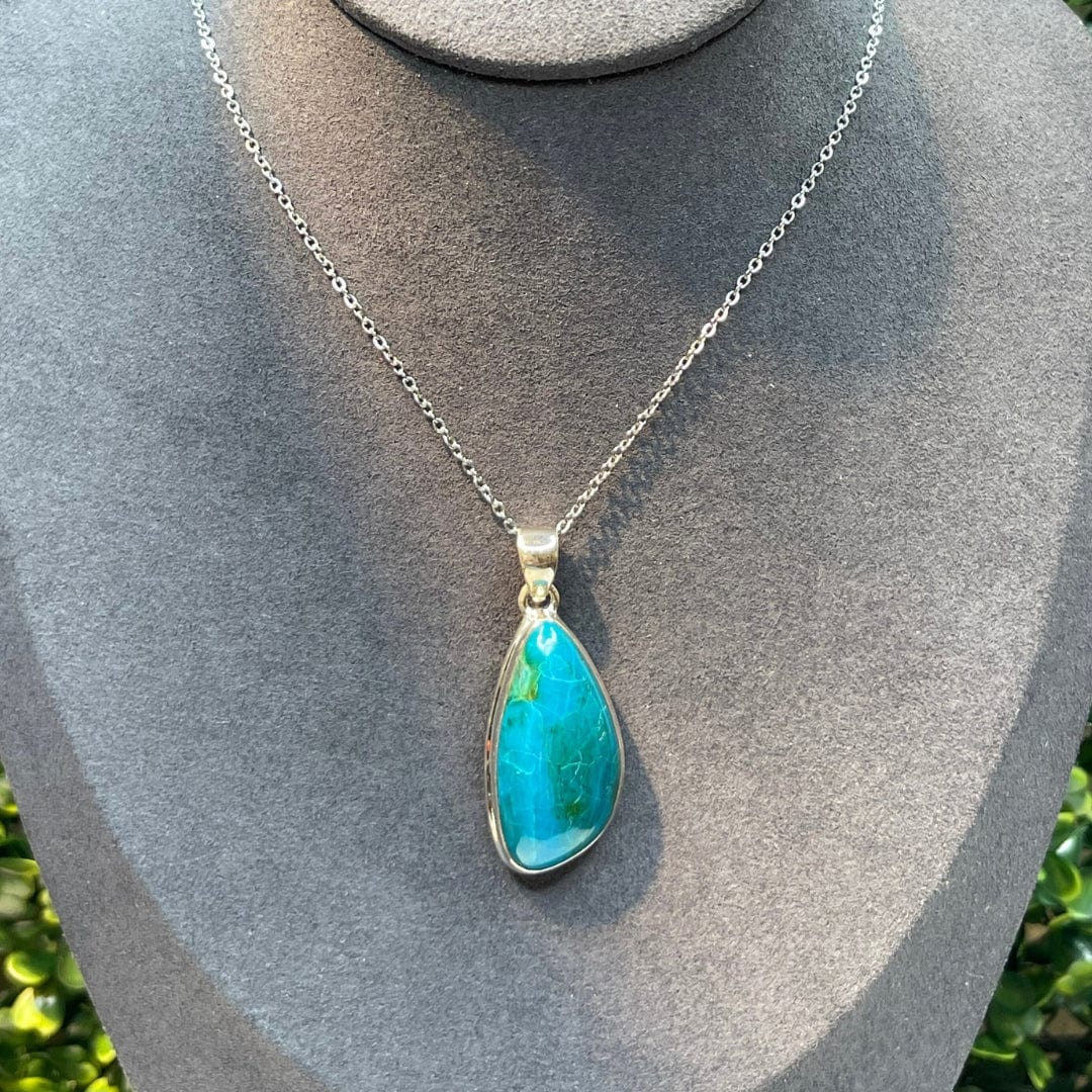 Pendentif Chrysocolle Pérou #3