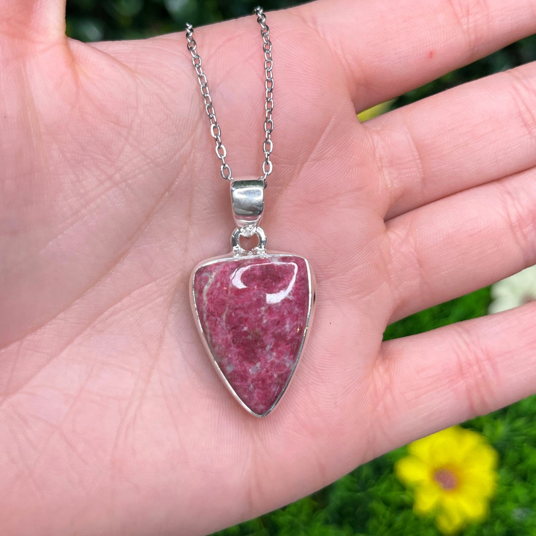 Pendentif Argent Thulite #14