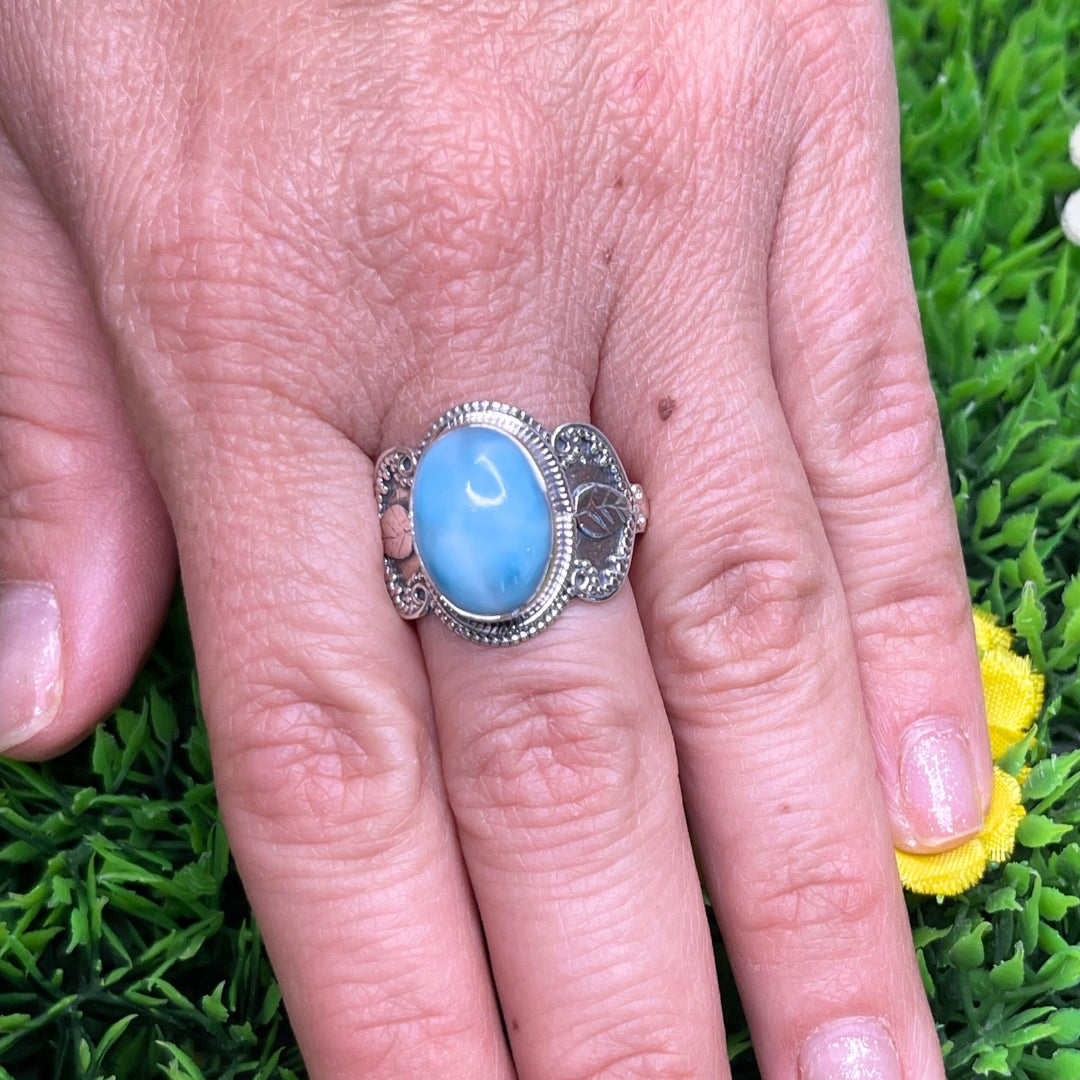 Bague Argent 925 Larimar #25