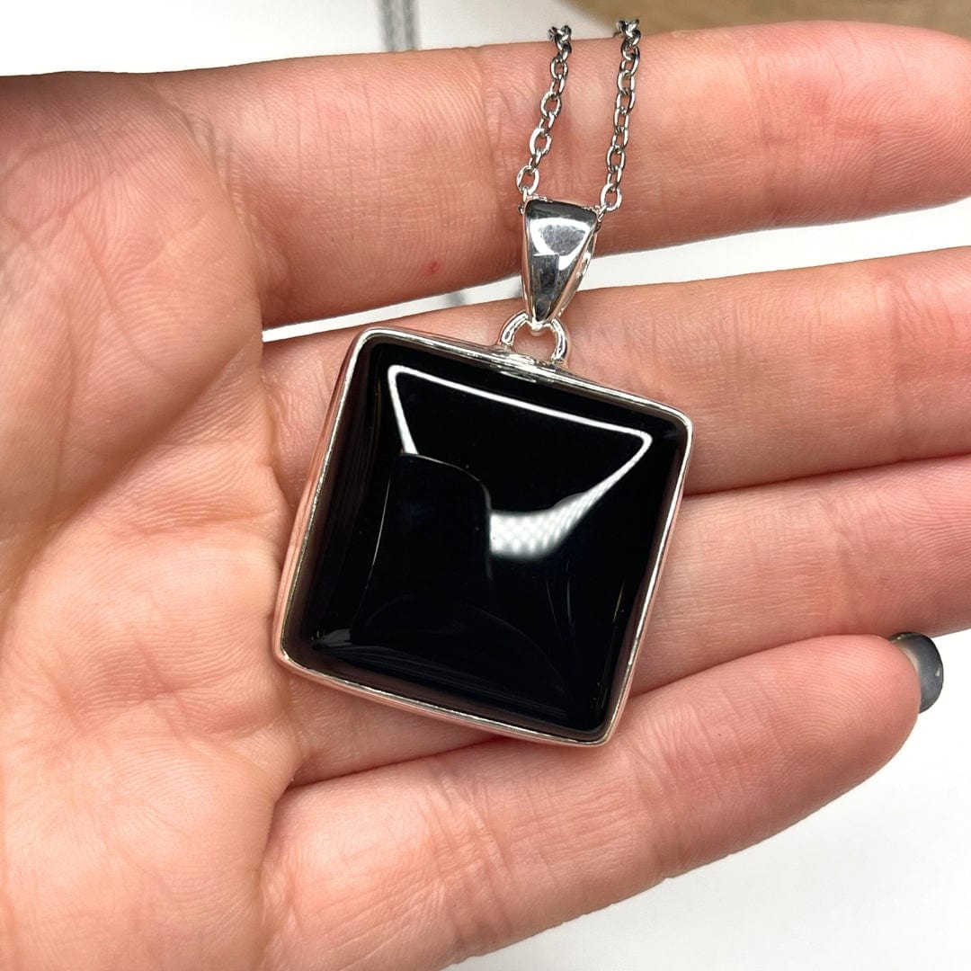 Pendentif Argent Onyx #27