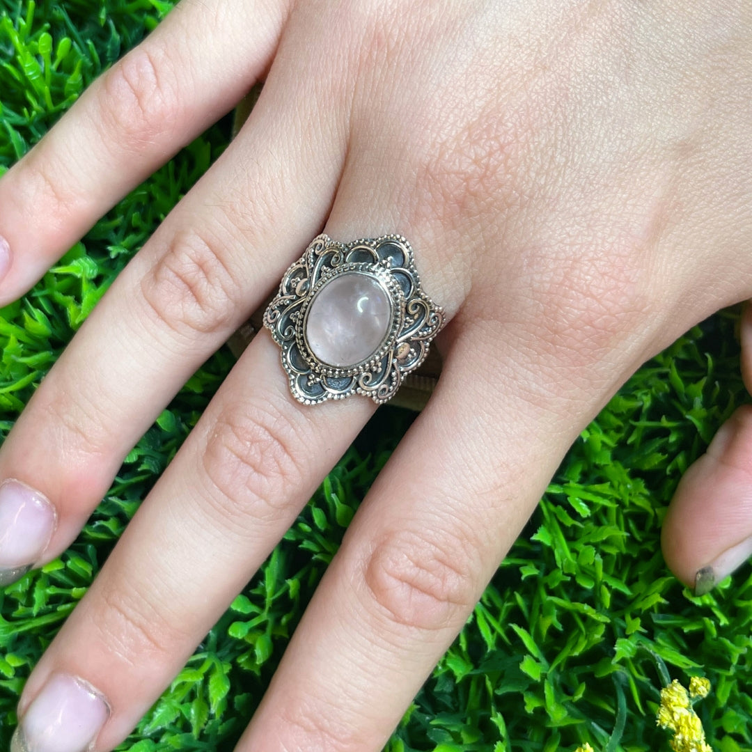 Bague Quartz Rose #9