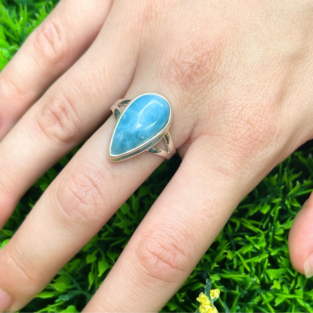 Bague Argent Larimar #100