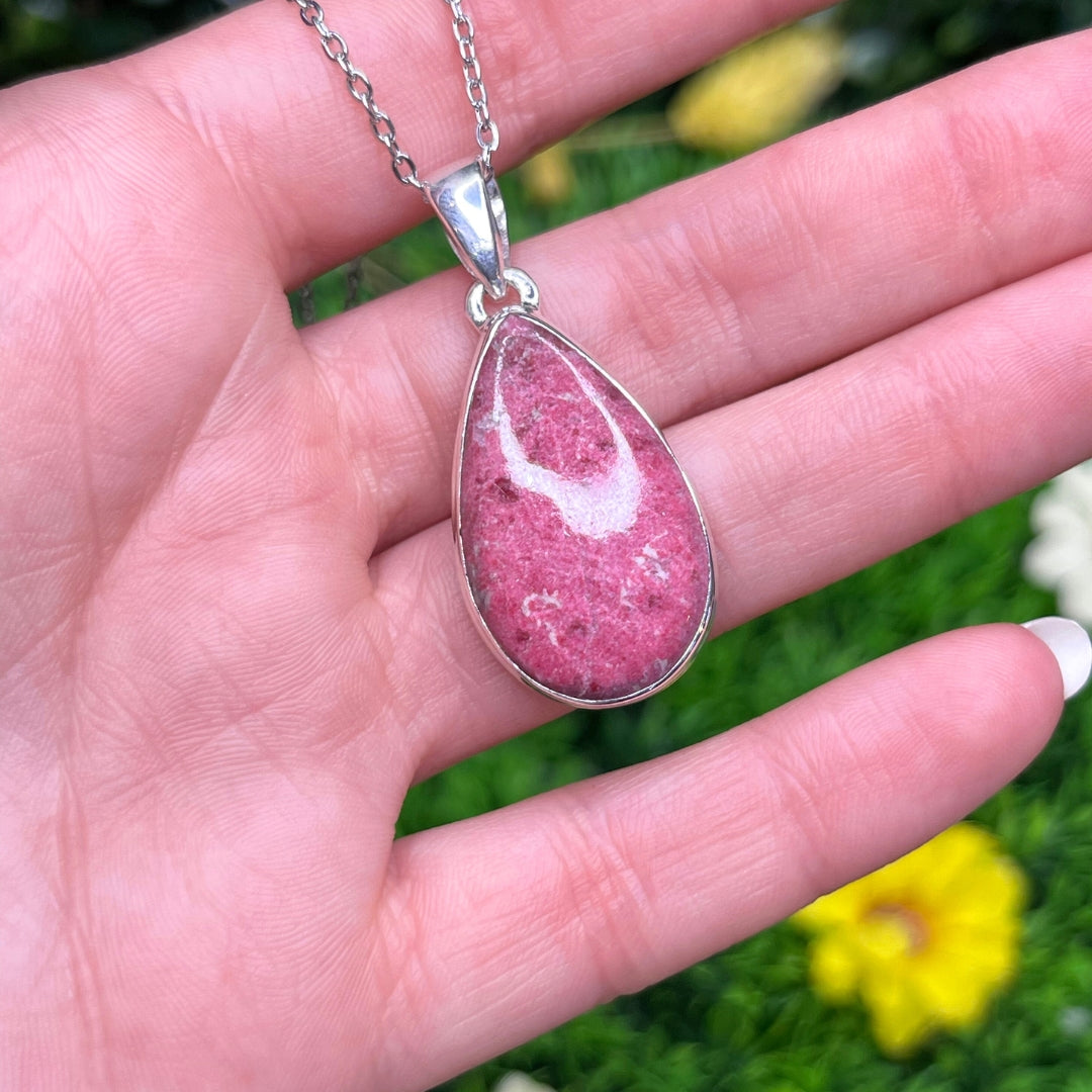 Pendentif Argent Thulite #12