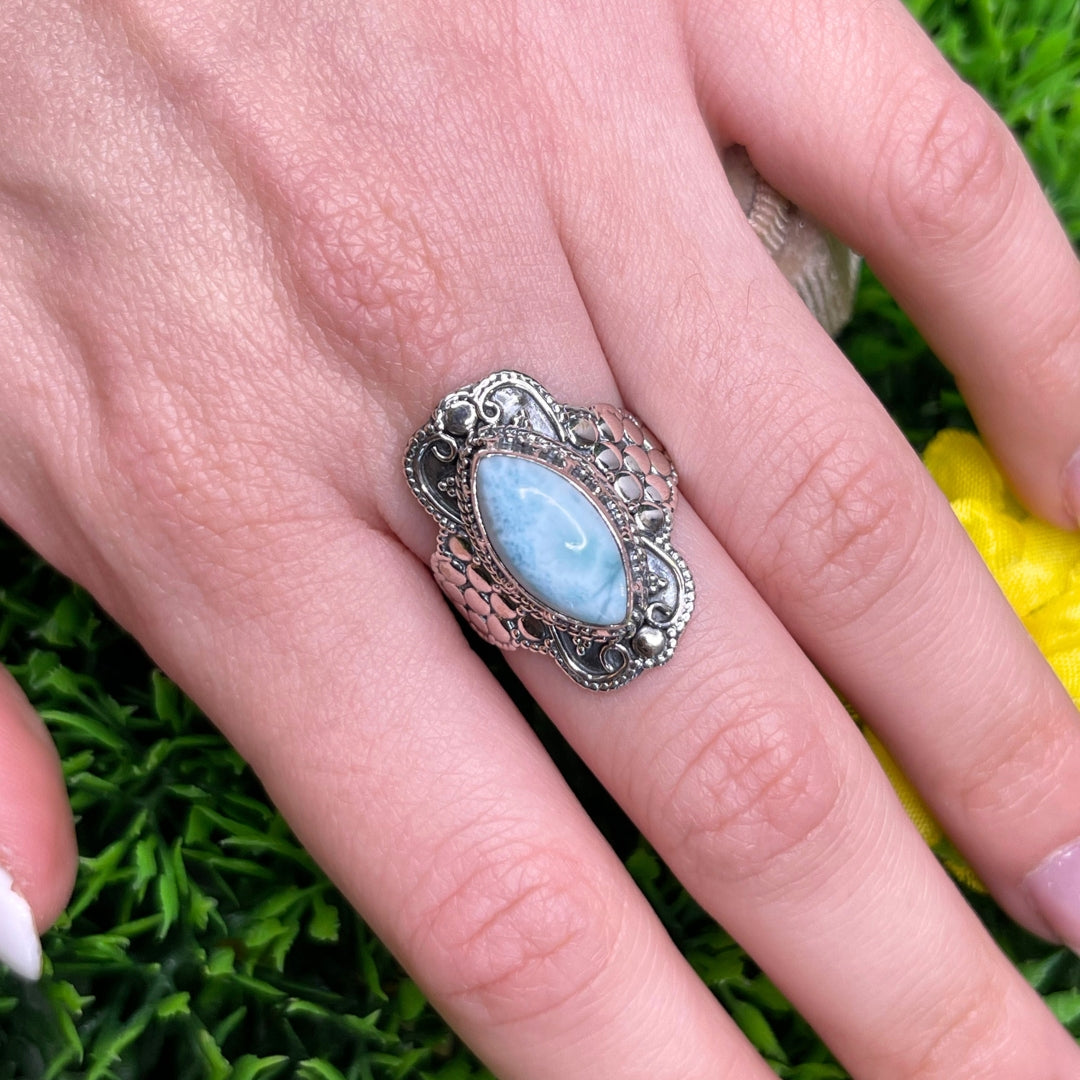 Bague Argent 925 Larimar #17