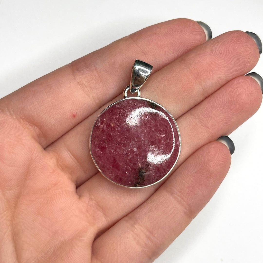 Pendentif Argent Rhodonite Australienne #21