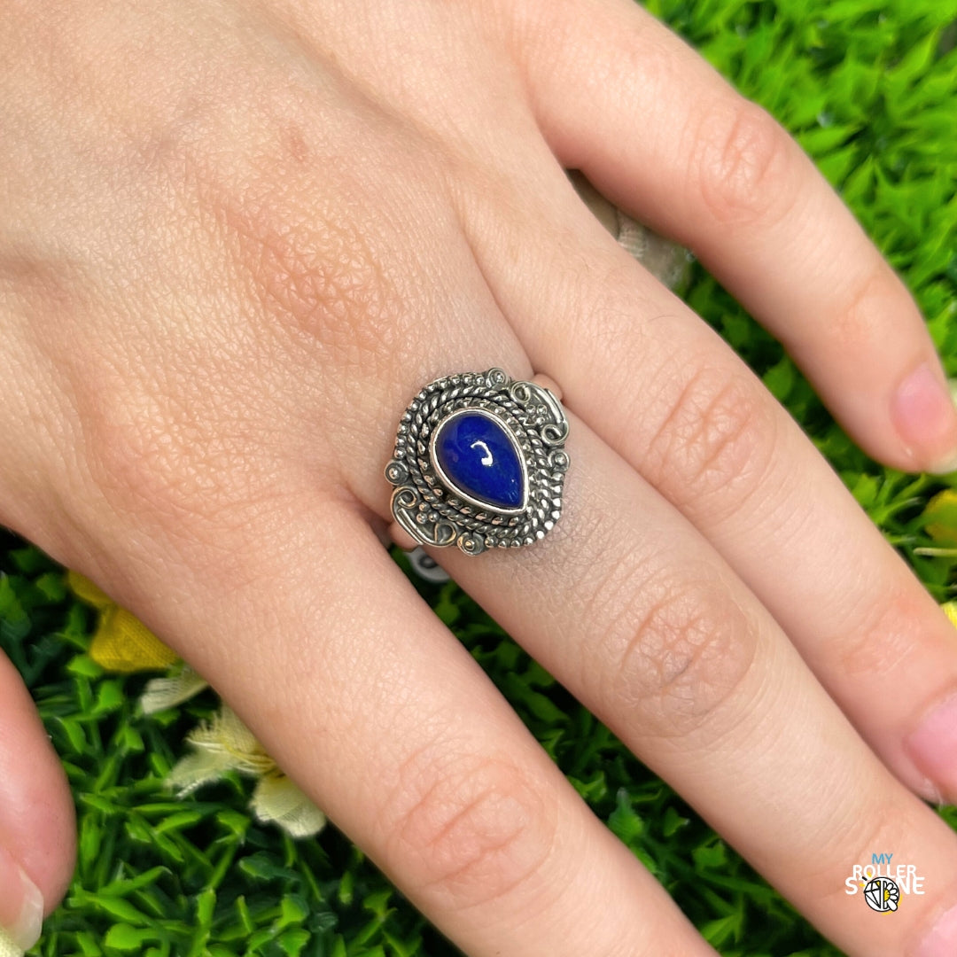 Bague Argent 925 Lapis Lazuli #186