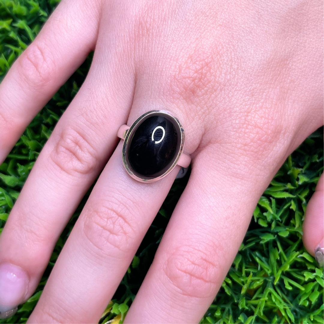 Bague Onyx Argent #24