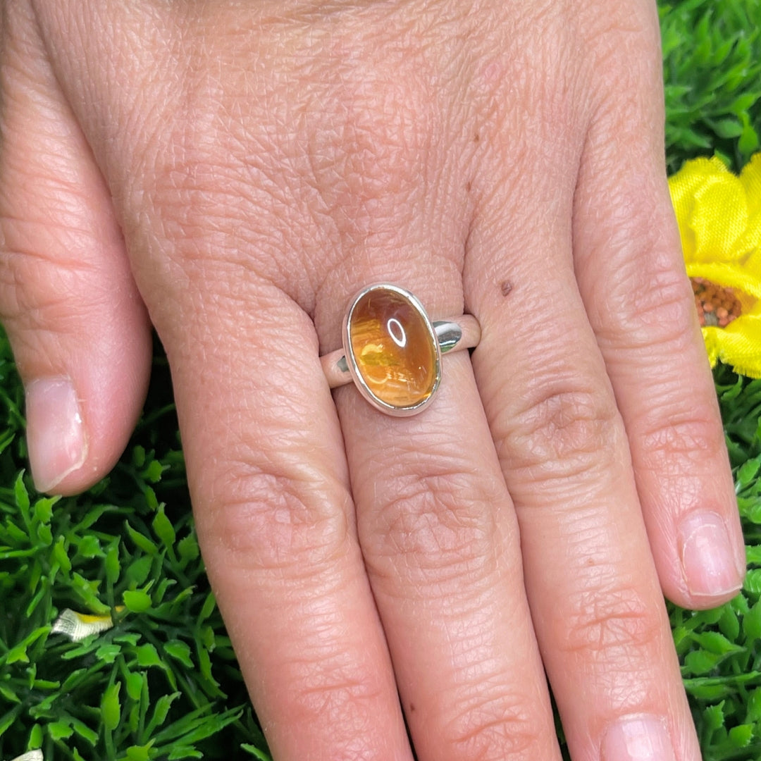 Bague Argent Citrine #48