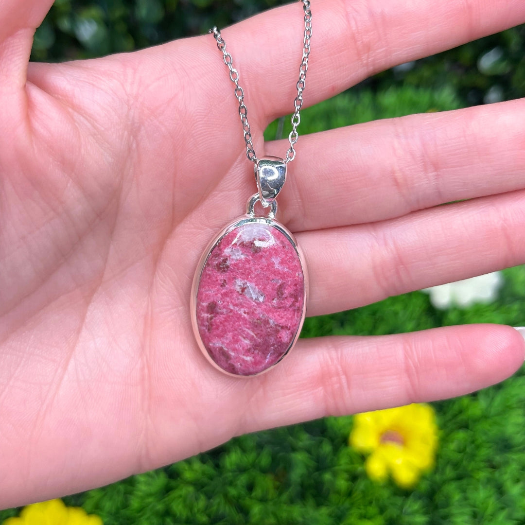 Pendentif Argent Thulite #2