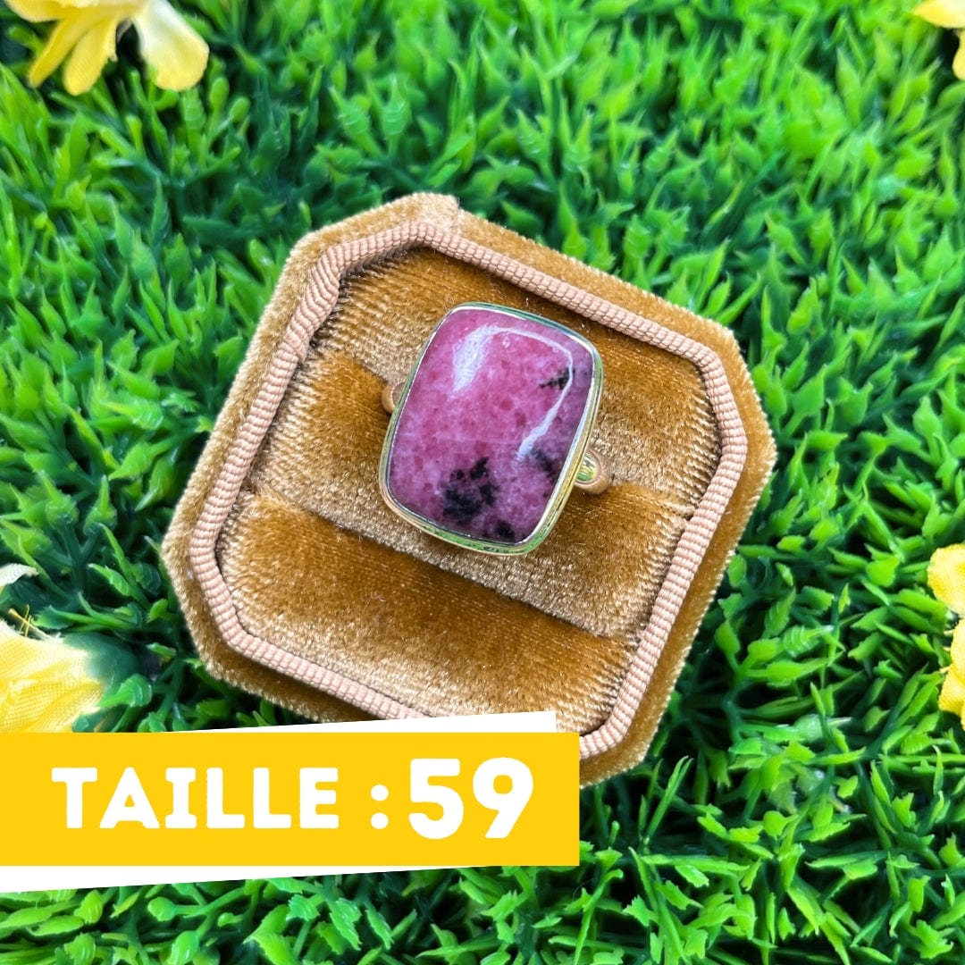 Bague Argent Rhodonite Australienne #27