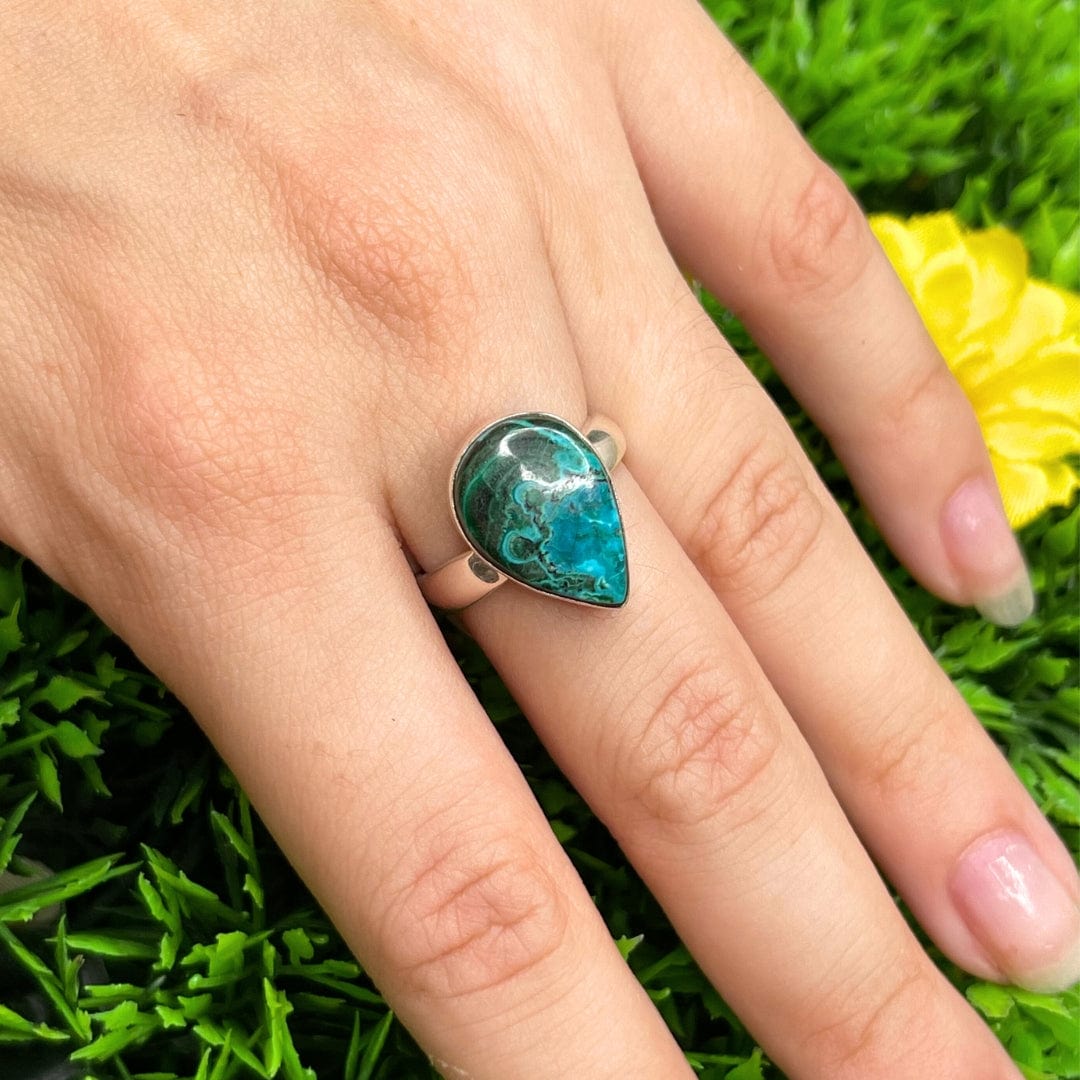 Bague Malachite Chrysocolle #33