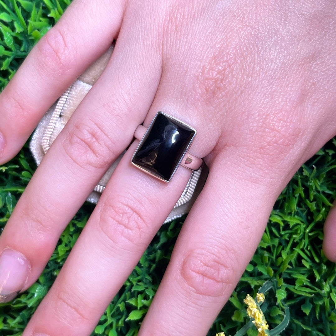 Bague Onyx Argent #1