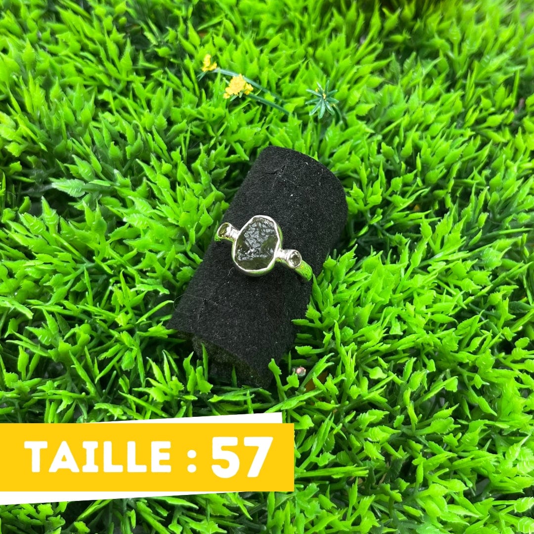 Bague Argent Moldavite #10