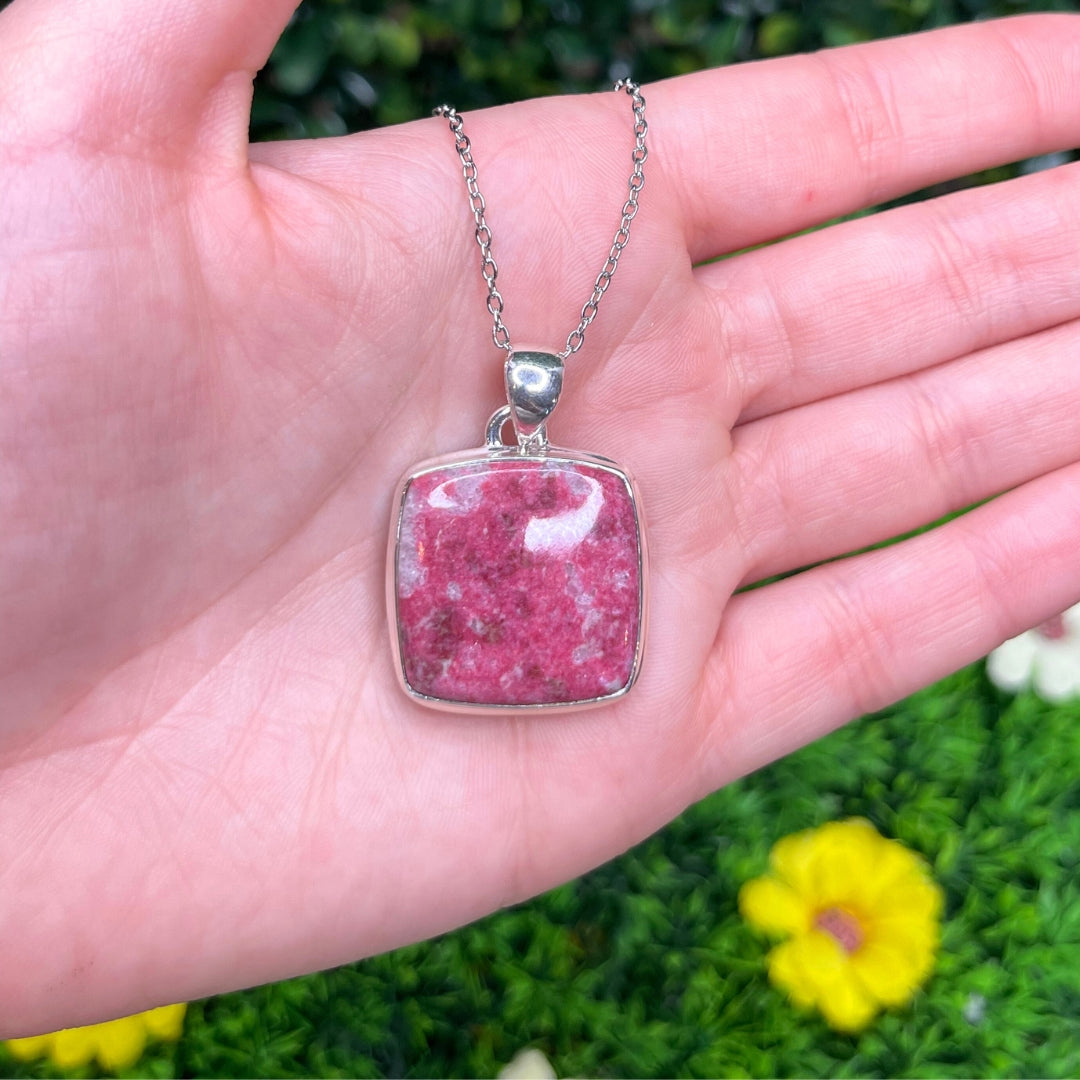 Pendentif Argent Thulite #27