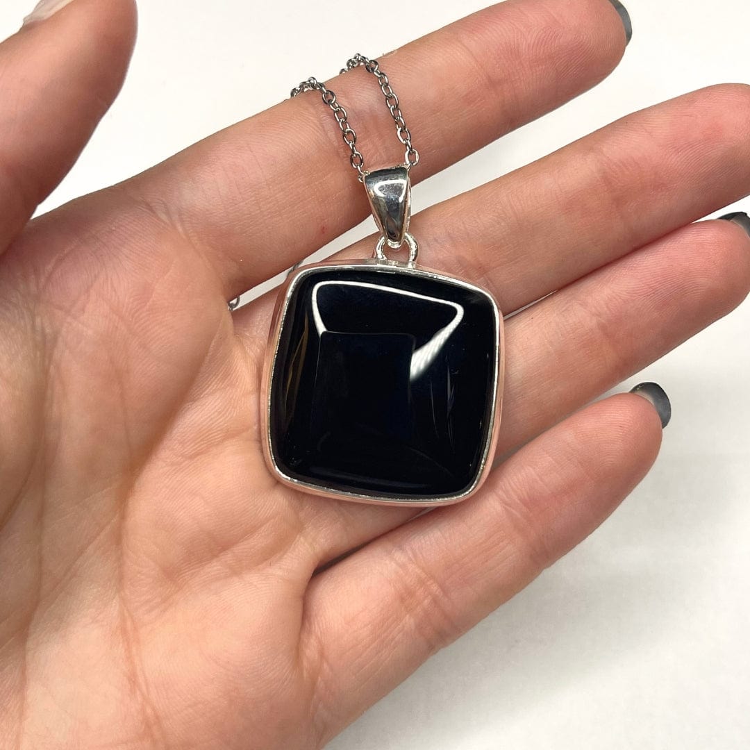 Pendentif Argent Onyx #23