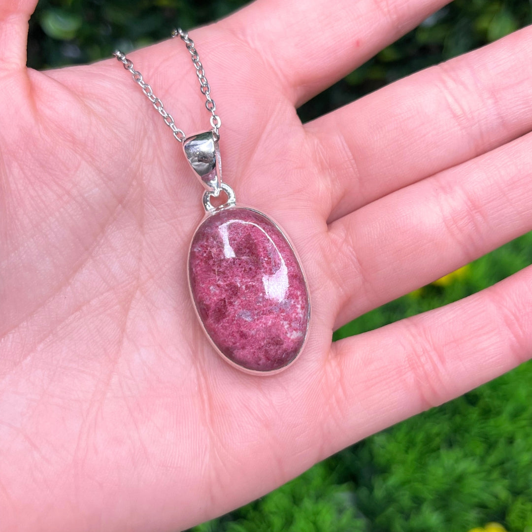 Pendentif Argent Thulite #3