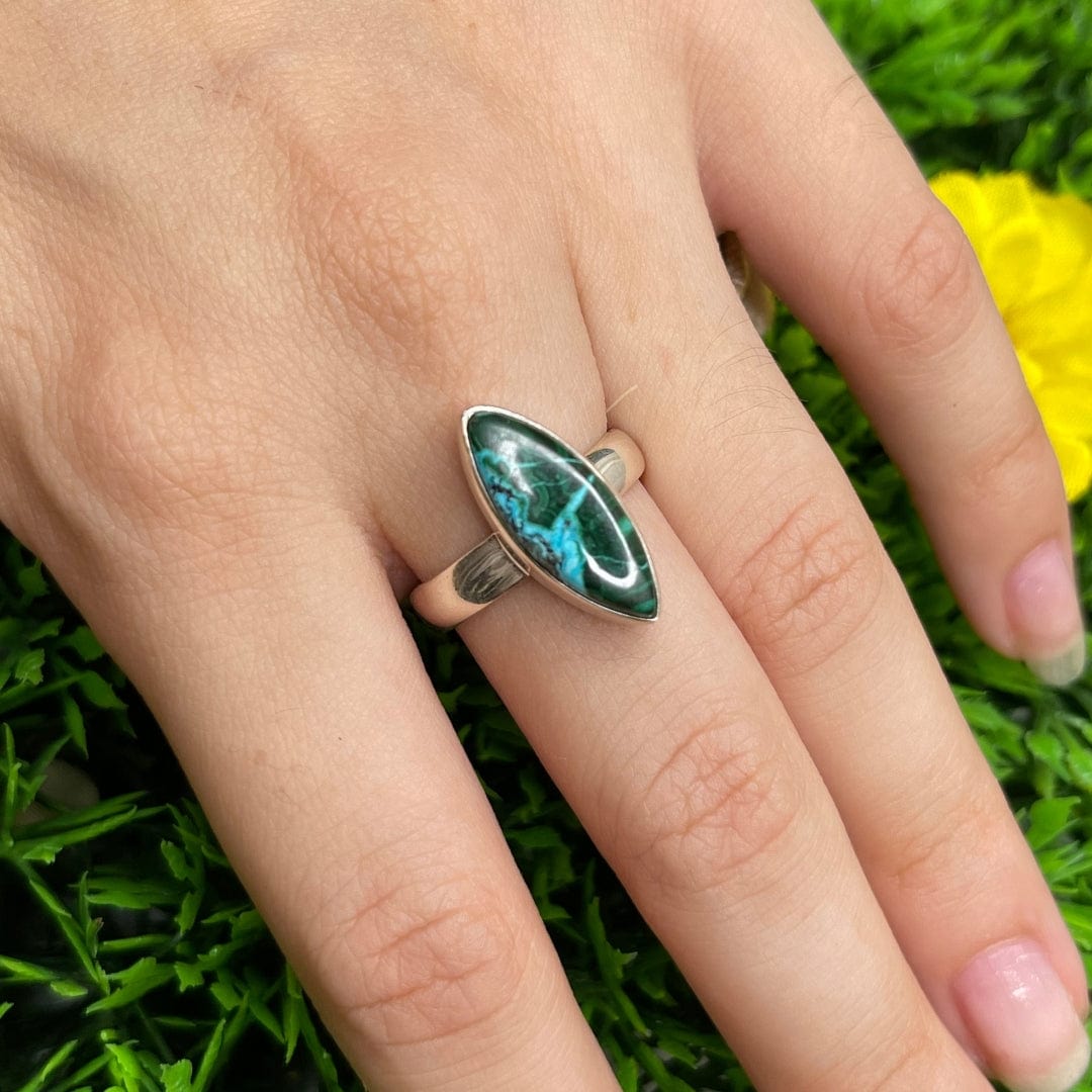 Bague Malachite Chrysocolle #29