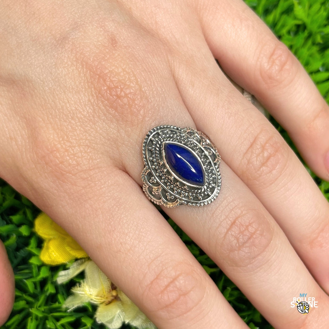 Bague Argent 925 Lapis Lazuli #189