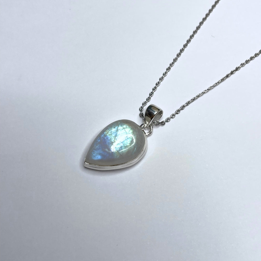 Pendentif Pierre de Lune Argent #5