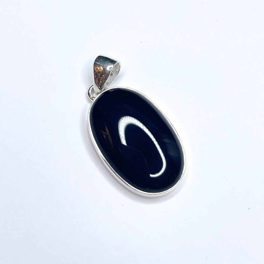 Pendentif Argent Onyx #24