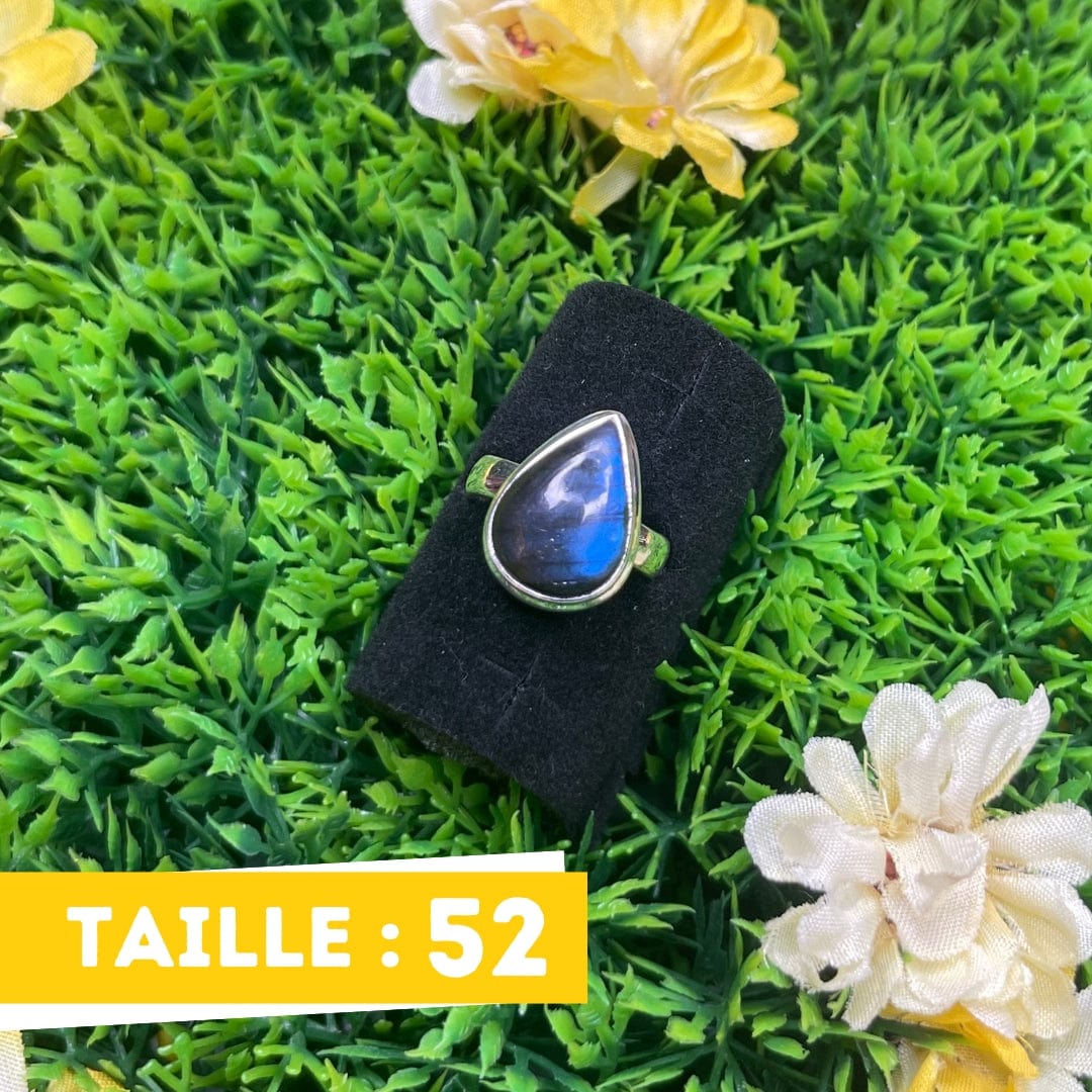 Bague Argent Labradorite Bluefire #1