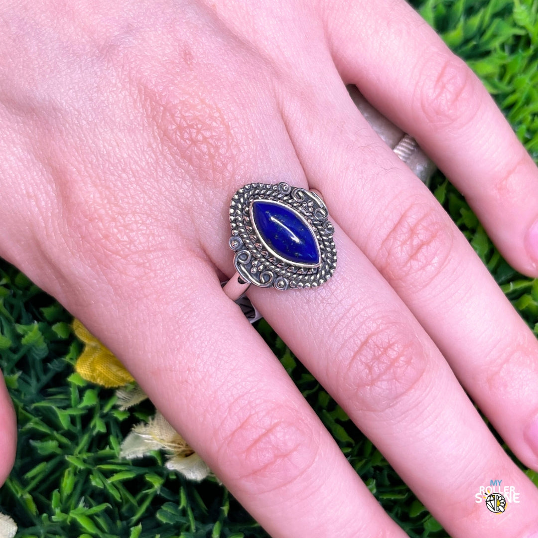 Bague Argent 925 Lapis Lazuli #221