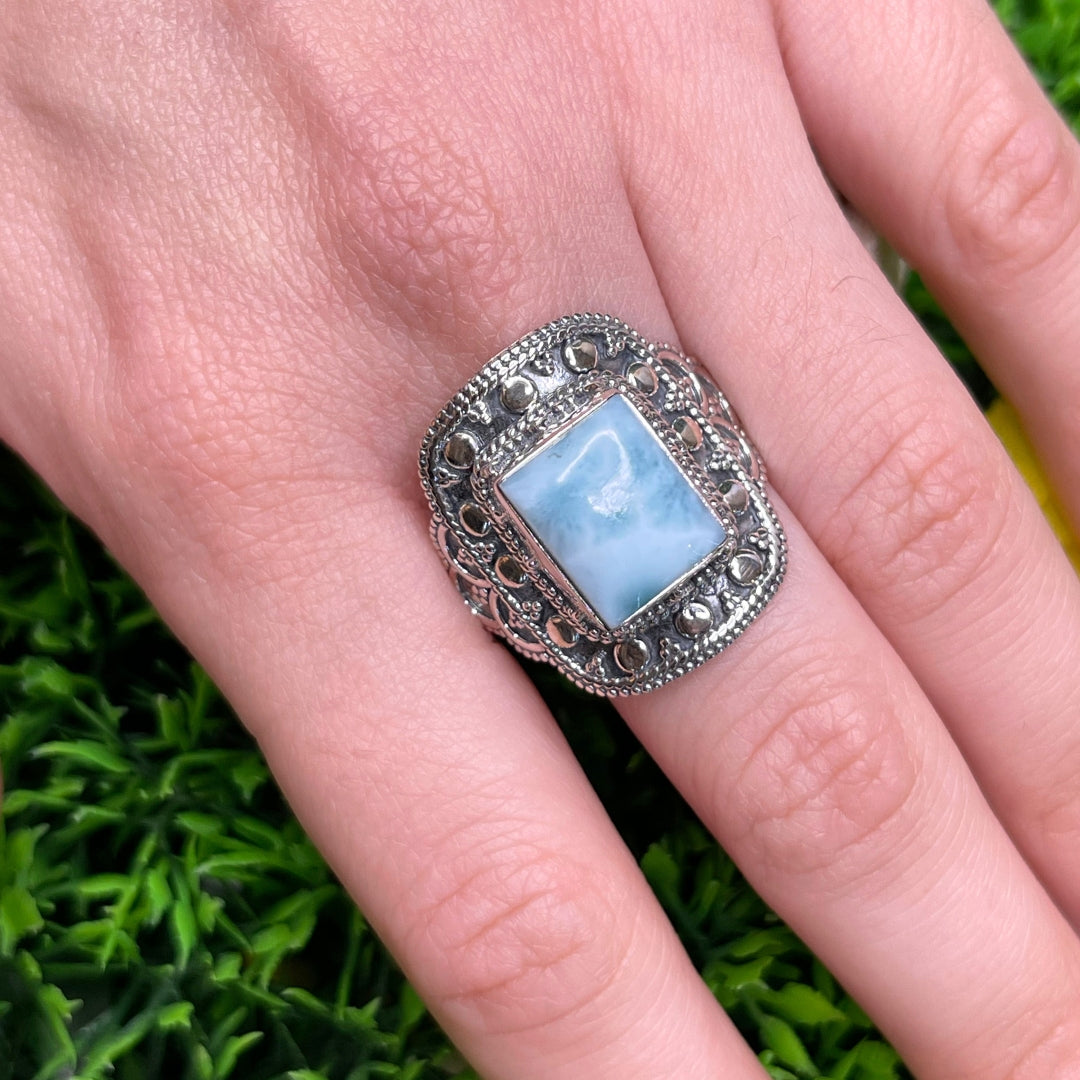 Bague Argent 925 Larimar #39