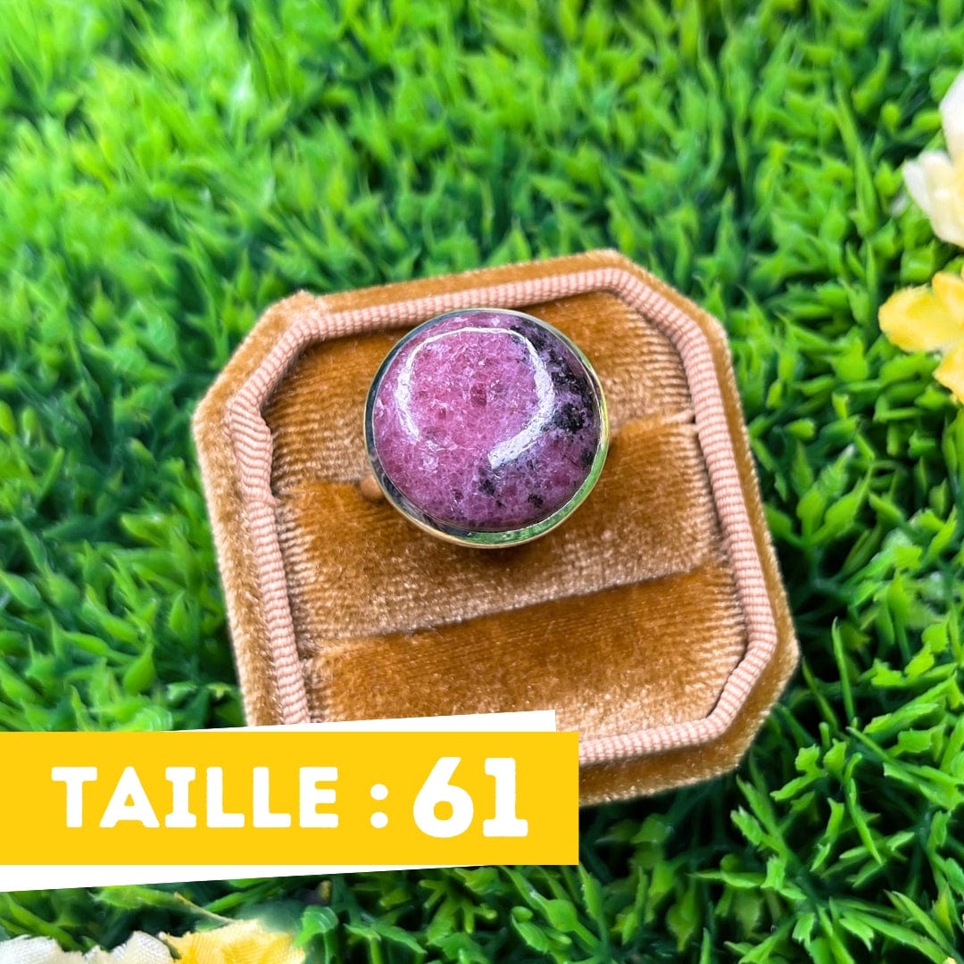 Bague Argent Rhodonite Australienne #22